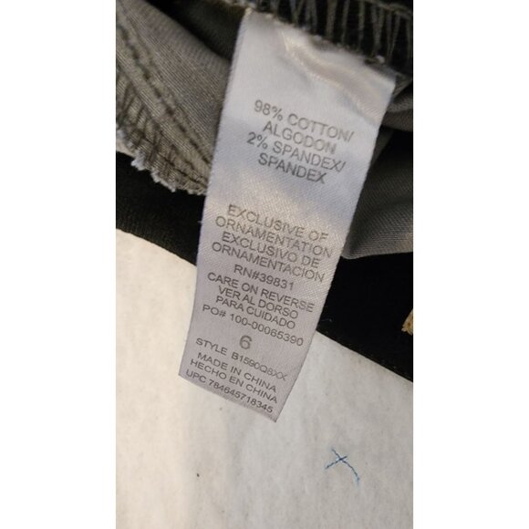 Democracy Ab Technology Womens Camo Skinny Jeans Size 6 Cotton Blend - Picture 4 of 11